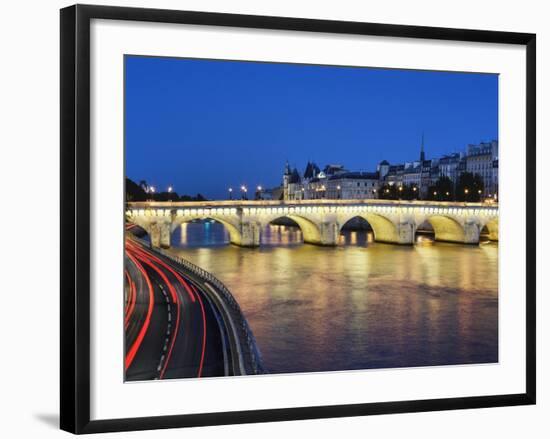 Pont Neuf at twilight-Rudy Sulgan-Framed Photographic Print