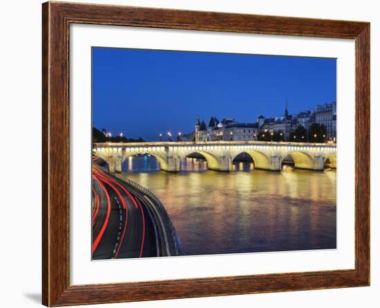 Pont Neuf at twilight-Rudy Sulgan-Framed Photographic Print