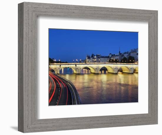 Pont Neuf at twilight-Rudy Sulgan-Framed Photographic Print