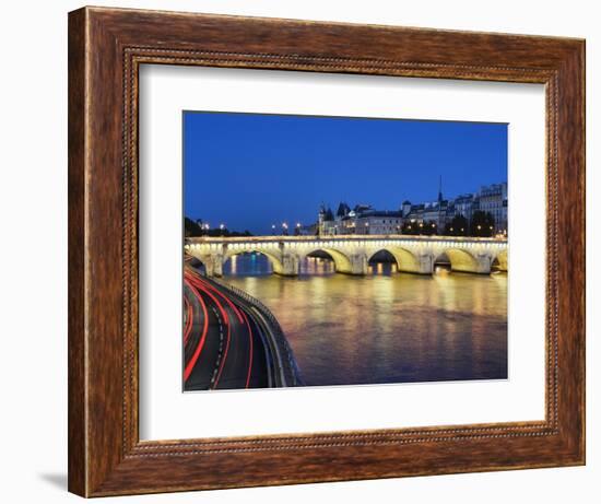 Pont Neuf at twilight-Rudy Sulgan-Framed Photographic Print