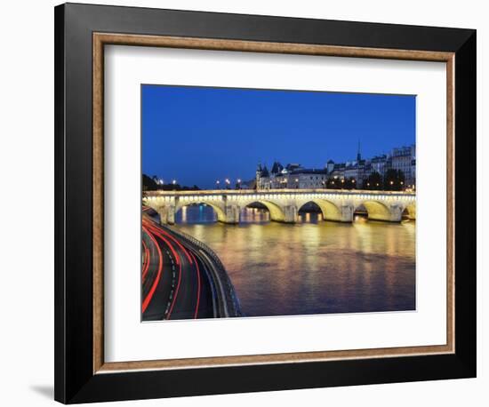 Pont Neuf at twilight-Rudy Sulgan-Framed Photographic Print