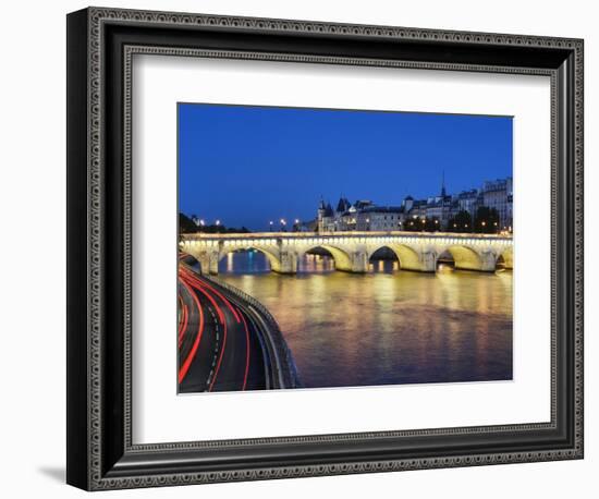 Pont Neuf at twilight-Rudy Sulgan-Framed Photographic Print