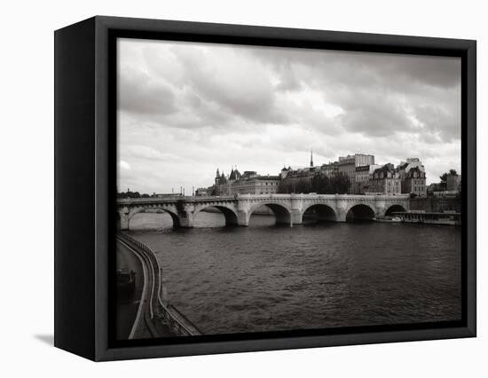 Pont Neuf Bridge and the Conciergerie in the background, Paris, France-Murat Taner-Framed Premier Image Canvas