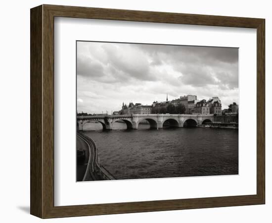Pont Neuf Bridge and the Conciergerie in the background, Paris, France-Murat Taner-Framed Photographic Print