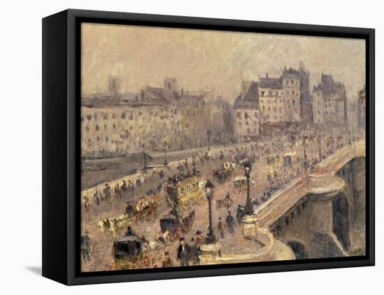 Pont Neuf - Brouillard, 1902-Camille Pissarro-Framed Premier Image Canvas