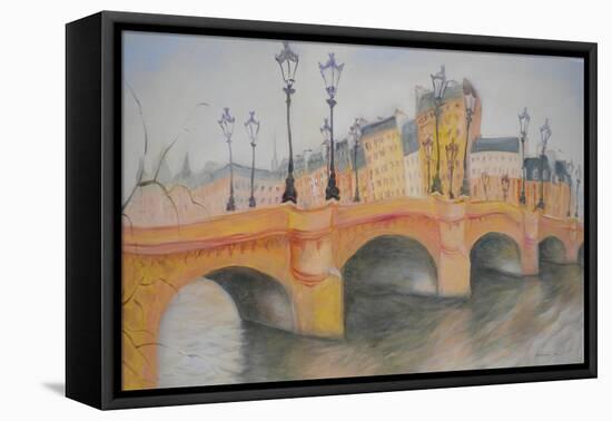 Pont Neuf Et Ile De La Cite, 2010-Antonia Myatt-Framed Premier Image Canvas