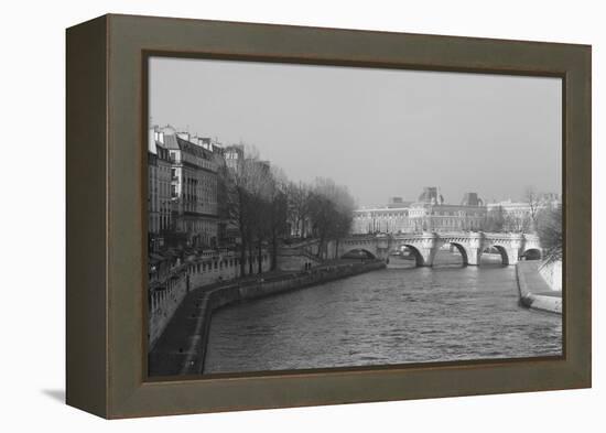 Pont Neuf over the River Seine, Paris, as Seen from the Boulevard Du Palais on the Pont Au Change-Robert Such-Framed Premier Image Canvas