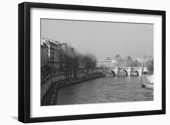 Pont Neuf over the River Seine, Paris, as Seen from the Boulevard Du Palais on the Pont Au Change-Robert Such-Framed Photographic Print