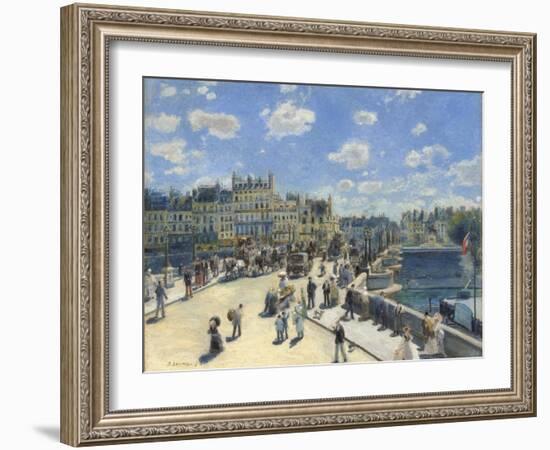 Pont Neuf, Paris, 1872-Pierre-Auguste Renoir-Framed Giclee Print