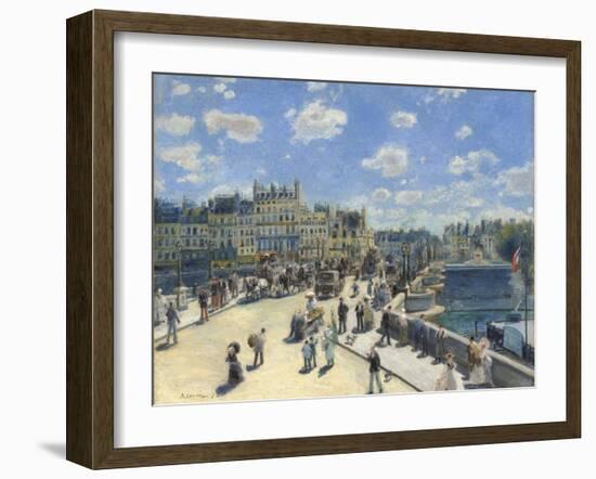 Pont Neuf, Paris, 1872-Pierre-Auguste Renoir-Framed Giclee Print