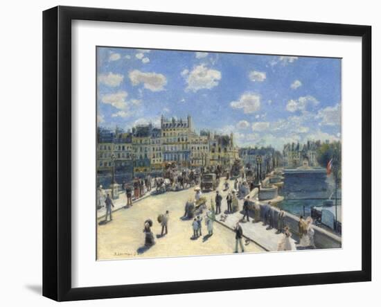 Pont Neuf, Paris, 1872-Pierre-Auguste Renoir-Framed Giclee Print