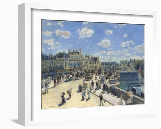 Pont Neuf, Paris, 1872-Pierre-Auguste Renoir-Framed Giclee Print