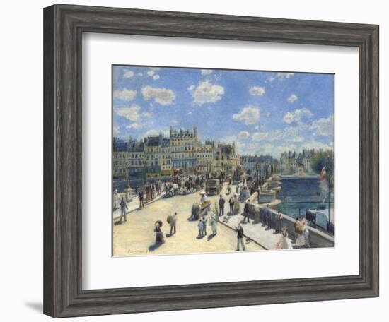 Pont Neuf, Paris, 1872-Pierre-Auguste Renoir-Framed Giclee Print