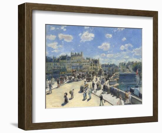 Pont Neuf, Paris, 1872-Pierre-Auguste Renoir-Framed Giclee Print