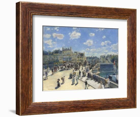 Pont Neuf, Paris, 1872-Pierre-Auguste Renoir-Framed Giclee Print