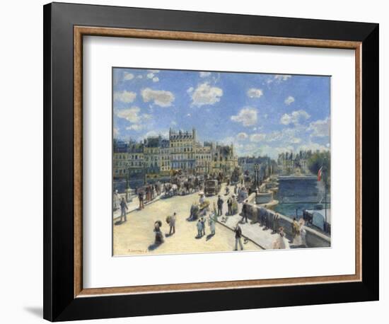 Pont Neuf, Paris, 1872-Pierre-Auguste Renoir-Framed Giclee Print