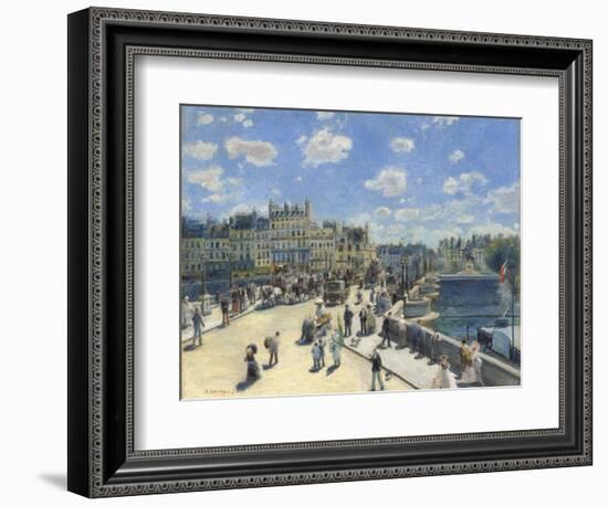 Pont Neuf, Paris, 1872-Pierre-Auguste Renoir-Framed Giclee Print