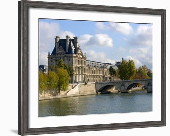 Pont Royal and the Louvre Museum, Paris, France-Lisa S. Engelbrecht-Framed Photographic Print