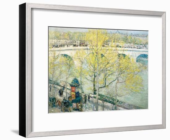 Pont Royal, Paris, 1897-Childe Hassam-Framed Giclee Print