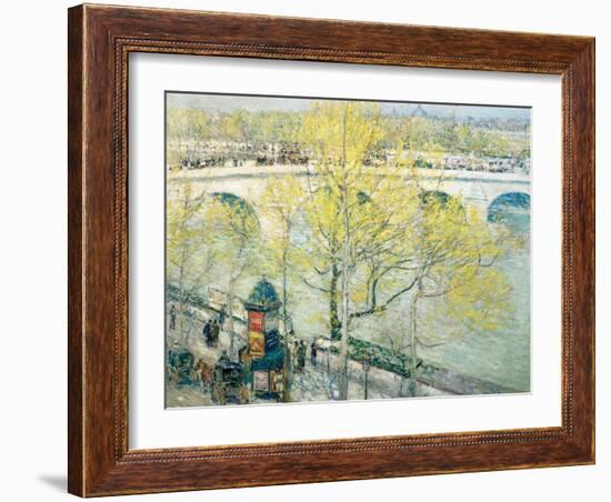 Pont Royal, Paris, 1897-Childe Hassam-Framed Giclee Print