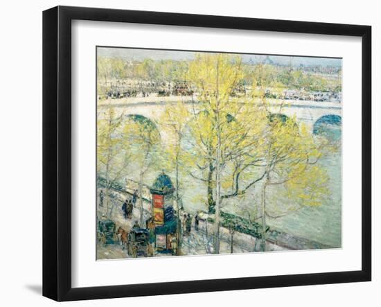 Pont Royal, Paris, 1897-Childe Hassam-Framed Giclee Print