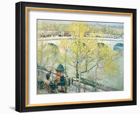 Pont Royal, Paris, 1897-Childe Hassam-Framed Giclee Print