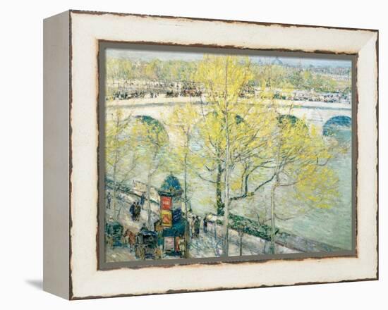 Pont Royal, Paris, 1897-Childe Hassam-Framed Premier Image Canvas