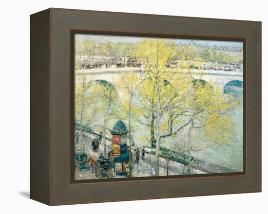 Pont Royal, Paris, 1897-Childe Hassam-Framed Premier Image Canvas