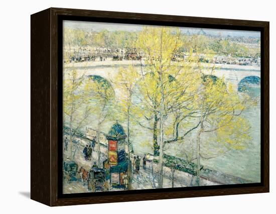 Pont Royal, Paris, 1897-Childe Hassam-Framed Premier Image Canvas