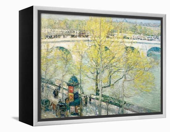 Pont Royal, Paris, 1897-Childe Hassam-Framed Premier Image Canvas