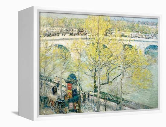 Pont Royal, Paris, 1897-Childe Hassam-Framed Premier Image Canvas