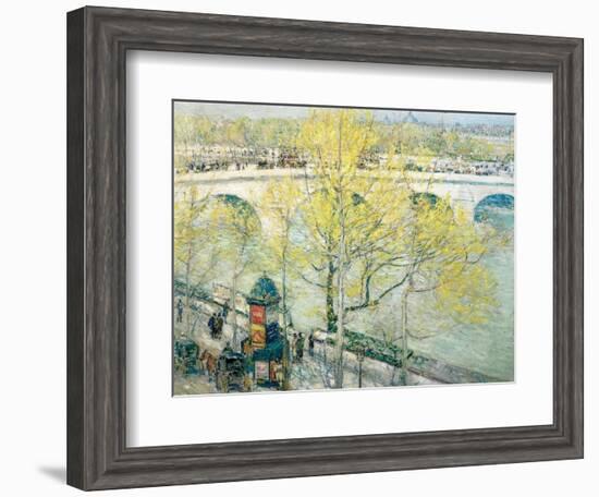 Pont Royal, Paris, 1897-Childe Hassam-Framed Giclee Print