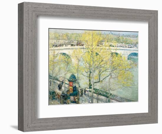 Pont Royal, Paris, 1897-Childe Hassam-Framed Giclee Print