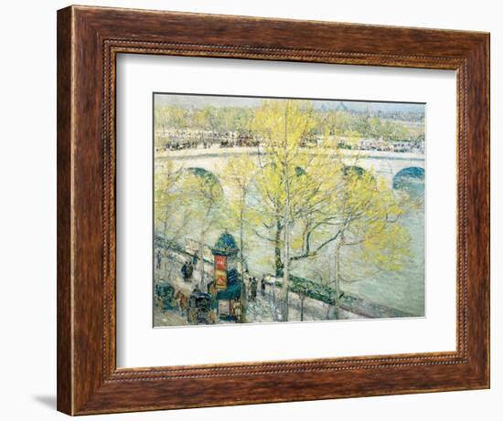 Pont Royal, Paris, 1897-Childe Hassam-Framed Giclee Print