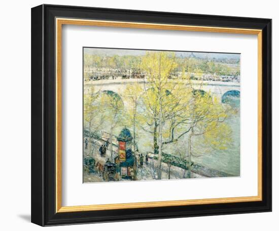 Pont Royal, Paris, 1897-Childe Hassam-Framed Giclee Print