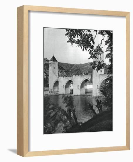 Pont Valentre, Cahors, France, 1937-Martin Hurlimann-Framed Giclee Print