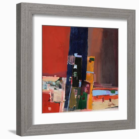 Pont-Mohammed Jassim Al-Zubaidi-Framed Art Print