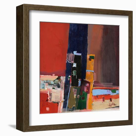 Pont-Mohammed Jassim Al-Zubaidi-Framed Art Print