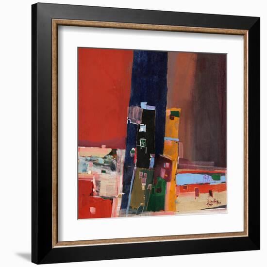 Pont-Mohammed Jassim Al-Zubaidi-Framed Art Print