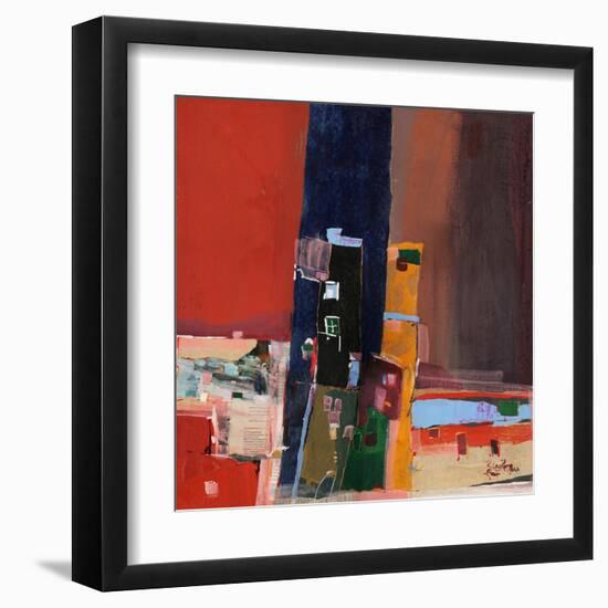 Pont-Mohammed Jassim Al-Zubaidi-Framed Art Print