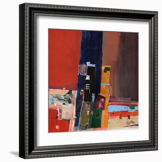 Pont-Mohammed Jassim Al-Zubaidi-Framed Art Print