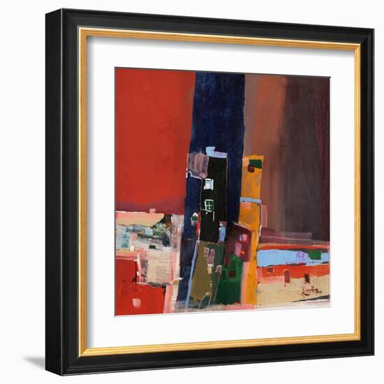 Pont-Mohammed Jassim Al-Zubaidi-Framed Art Print