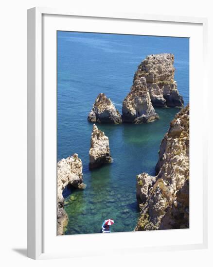 Ponta Da Piedade, Lagos, Algarve, Portugal, Europe-Jeremy Lightfoot-Framed Photographic Print