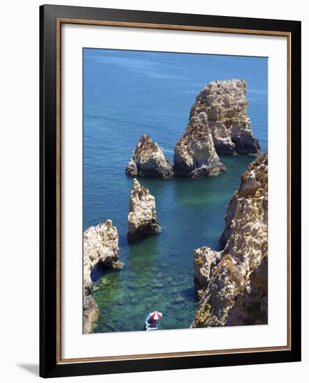Ponta Da Piedade, Lagos, Algarve, Portugal, Europe-Jeremy Lightfoot-Framed Photographic Print