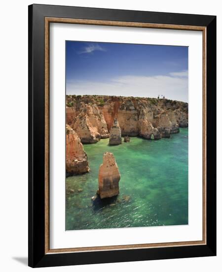 Ponta Da Piedade, Lagos, Algarve, Portugal-Michele Falzone-Framed Photographic Print