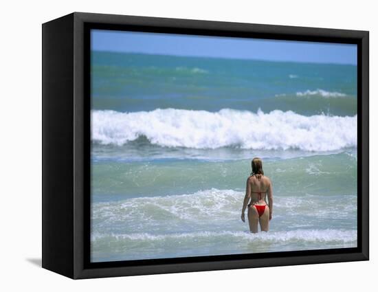 Ponta Negra Beach, Natal, Rio Grande Do Norte State, Brazil, South America-Sergio Pitamitz-Framed Premier Image Canvas