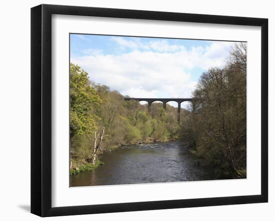 Pontcysyllte Aqueduct, UNESCO World Heritage Site, Llangollen, Denbighshire, North Wales, UK-Wendy Connett-Framed Photographic Print