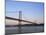 Ponte 25 De Abril Over the River Tagus, Lisbon, Portugal-Yadid Levy-Mounted Photographic Print