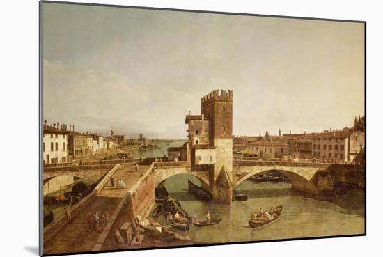 Ponte Delle Navi, Verona-Bernardo Bellotto-Mounted Giclee Print