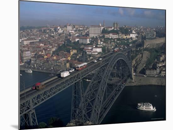 Ponte Dom Luis I Across the Douro River, Porto (Oporto), Portugal-Upperhall-Mounted Photographic Print